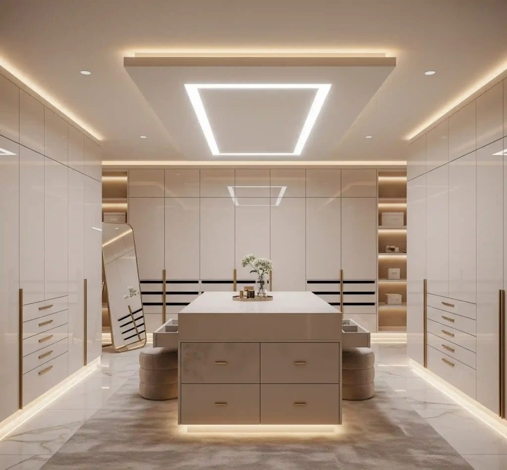 modern dressing room